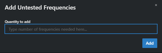 Click on Untested