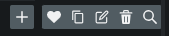 The upper right area of the profile is where you can add, copy, and focus the plot to the profiles bandwidth. If you are