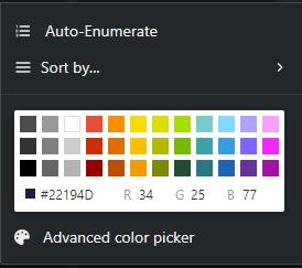 In the Coordination area, click the group's edit button