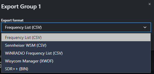 In the Coordination area, click the group's menu button 