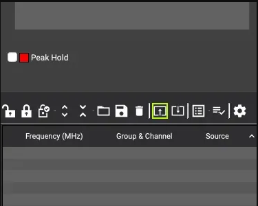 Import each Equipment Profile into Wireless Workbench from the Frequency Coordination tab