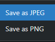 In the frequency plot, click on the button