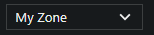 In the frequency plot, click on the plot zone list
