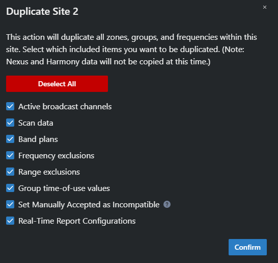Click on Confirm