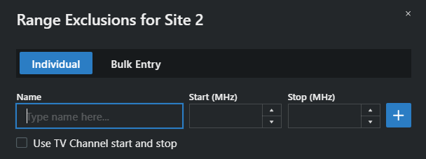 In the Zones area, click the button