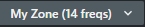 In the Zones area, click the button