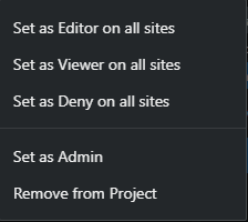 Click on the three dots and choose the option from the list
